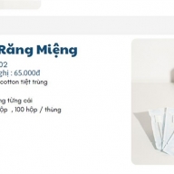 Gạc vệ sinh răng miệng Molli lọ*3 cái