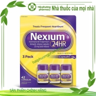 Nexium 24HR hộp 3 lọ *14 viên