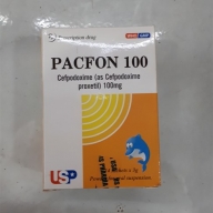 Pacfon 100mg (Cefpodoxime) Hộp 14 gói