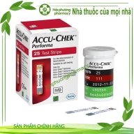 Accu chek Performa que thử tiểu đường h* 25 cái