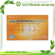 Savi LOSARTAN Plus HCT 50/12.5 hộp 3 vỉ x 10 viên bao phim