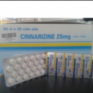 Cinnarizine 25mg, alstuzon