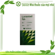 Lorastad Sp ( Loratadine 60 mg ) stella hộp*1 cahi*60ml