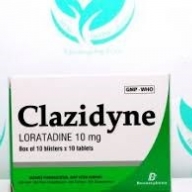Clazidyne 10mg(Loratadin)-Becamex H*10 vỉ*10 viên