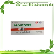 Febuxostat 40mg 3 vỉ x 10 viên