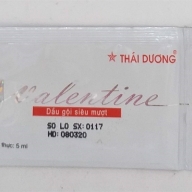 Dầu gội siêu mượt valetin TD goi 5ml