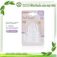 Núm vú silicone siêu mềm Plus WN3 size L (6M+) vỉ * 2 cái