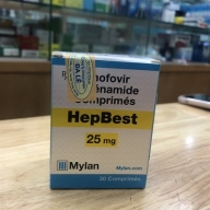 Hepbest 25mg (Tenorforvir Alafenamide) Lọ* 30 viên