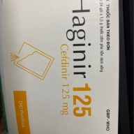 Haginir 125 (Cefdinir 125mg) Hộp 24 gói