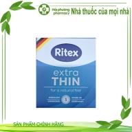 Bao cao su Ritex Extra Thin hộp*3 cái