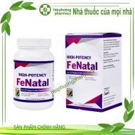 Viên uống High-protency Fenatal bổ sung sắt và vitaminC lọ*30 viên