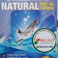 OMEGA 3 Natural Fish oil 1000 mg lọ*60 viên