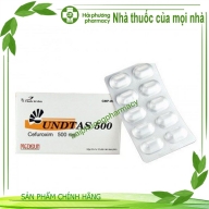 UNDTAS 500 ( Cefuroxime 500 mg ) hộp*3 vỉ*10 viên