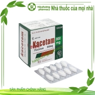 Kacetam (Piracetam 800mg) hộp*3 vi*10 viên