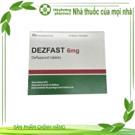 DEZFAST 6 MG ( deflazacort ) hộp*1 vỉ*10 viên