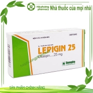 Lepigin clozapin 25mg danapha hộp*50 viên