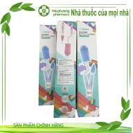 Cọ rửa bình cao cấp SILICONE 2 món (Xoay 360) hộp * 1 cái