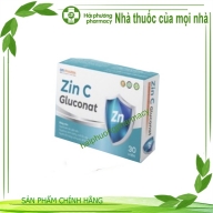 Zin c Gluconat Zn hộp*30 viên