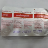 Ofloxacin 200mg ấn, G - FLO 200 (zevid),Kup Floxanal- Hộp 10 vỉ x 10 viên