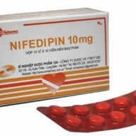 Nifedipin 10mg H*10vi*10 viên cty Armephaco