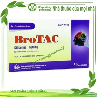 Brotac 500mg (Citicolin) H* 3 vỉ x10viên - Mediplantex