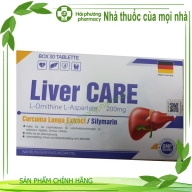 Bổ gan Liver Care Đức (L-Ornithine, L- Aspartate 200 mg ) hộp*30 viên ( TDN )