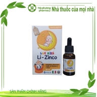 Li - Zinco Lux kids (dành cho trẻ từ 0- 3 tuổi, bổ sung kẽm, hỗ trợ tăng đề kháng, giúp ăn ngon) lọ * 20 ml