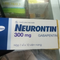 Neurontin 300mg - USA H*1 vỉ*10 viên nang