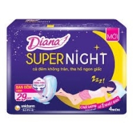Băng vệ sinh Diana Super night 29cm 4 miếng