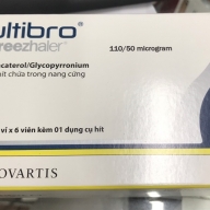 Ultibro 110/50mcg H* 5 vỉ* 6 viên (kèm dụng cụ hít)