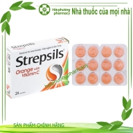 Strepsils cam Hộp 2 vỉ * 12 viên