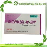 Omeprazol 40 -BVP ( omeprazol 40 mg ) Hộp 3 vỉ*10 viên