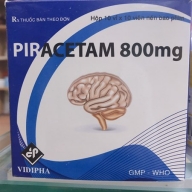 Piracetam 800mg Vidipha (10 viên x 10 vỉ/hộp)