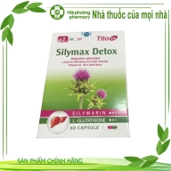 Silymax Detox ( silymarin , L-Glutathione ) hộp*60 viên