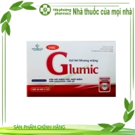 Gel nhiệt miệng Glumic ( nhiệt miệng viêm loét miệng,viêm lợi) hộp *20 gói(TDN)