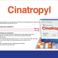 Cinatropyl ( piracetam 400 mg , Cinnarizin 25 mg, excipients ) hộp*10 vỉ*10 viên