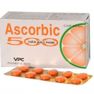 Ascorbic 500mg Hộp 100 viên VPC