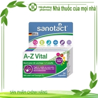 Vitamin và khoáng chất Sanotact A-Z vital lọ*30 viên