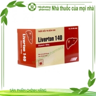 Liverton 140 (Silymarin 140 mg ) hộp*10 vỉ*10 viên