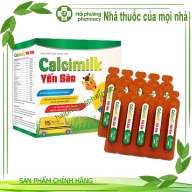 Calcimilk Yến sào hộp 3 vỉ*5 ống