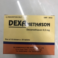 Dexamethason 0.5mg - Z120 H*10vỉ x 30v