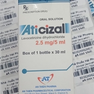 Aticizal (levocetizin 2,5mg/5ml) 30ml