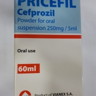 Pricefil (Cefprozil 250mg/5ml) lọ*60ml