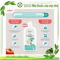 Nước rửa bình sữa và phụ kiện Pigeon gốc thực vật lọ * 500 ml