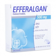 EFFERALGAN 500mg Dạng viên sủi Hộp 16 viên