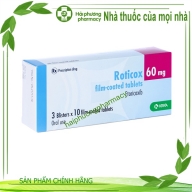 Roticox 60mg hộp*3 vỉ *10 viên