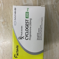 Cyclogest 200mg H*3 vỉ* 5 viên đặt