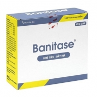 BANITASE điều trị khó tiêu, đầy hơi hộp*100 viên