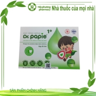 Gạc răng miệng Dr.papie 1+ ( làm sạch , chắc răng, chống sâu răng ) hộp*30 gói