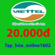 Thẻ viettel 20